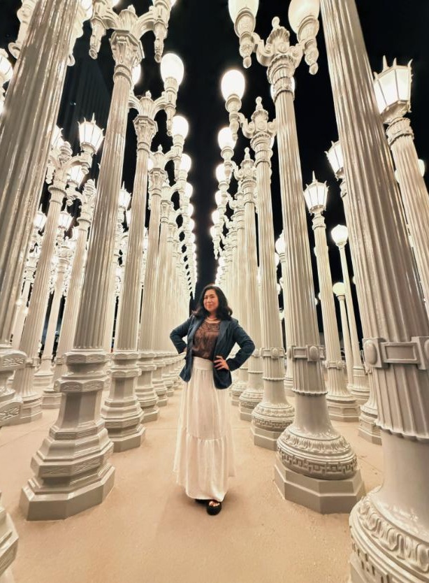 Socorro at LACMA Urban Light
